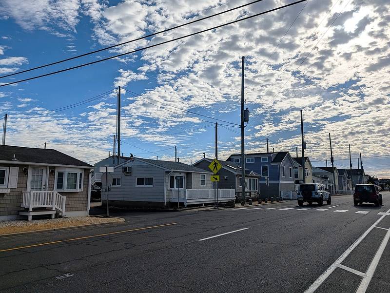Small bungalows along Route 35 in the Dover Beaches North section of Toms River