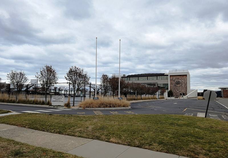 The DSN beach club building and the Sutton Sports Complex on Ocean Avenue in Deal